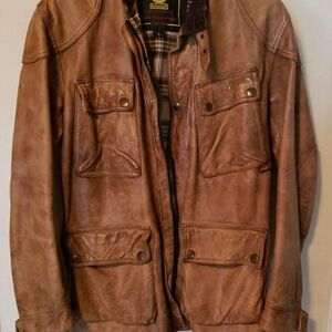 Belstaff Panther 1966 Leather Jacket – Size L – Made in Italy